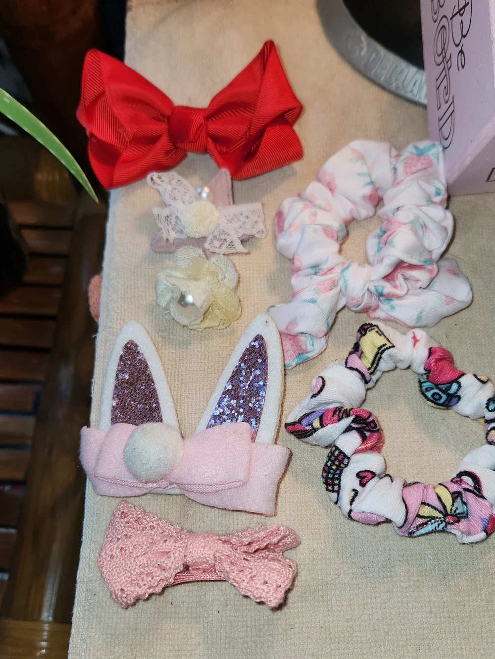 Assortment Of Baby Hair Stuff
